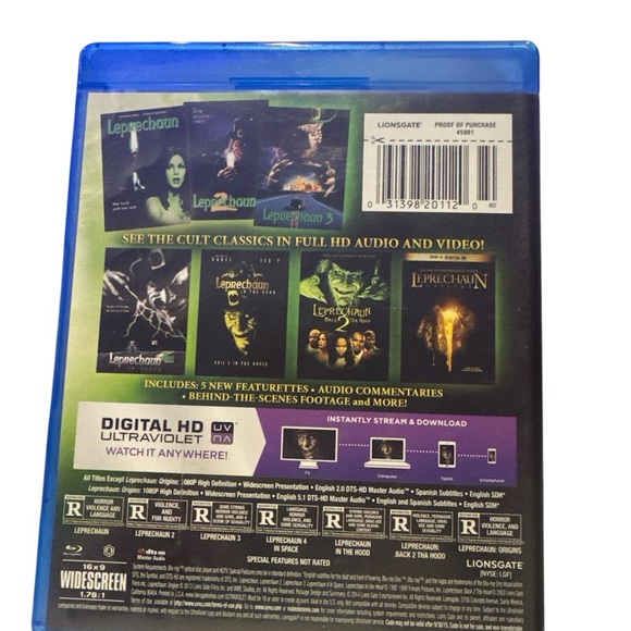 π¬ Leprechaun Blu-ray Bundle - Horror Cult Classic Collection! 8 Total Films - Picture 3 of 9